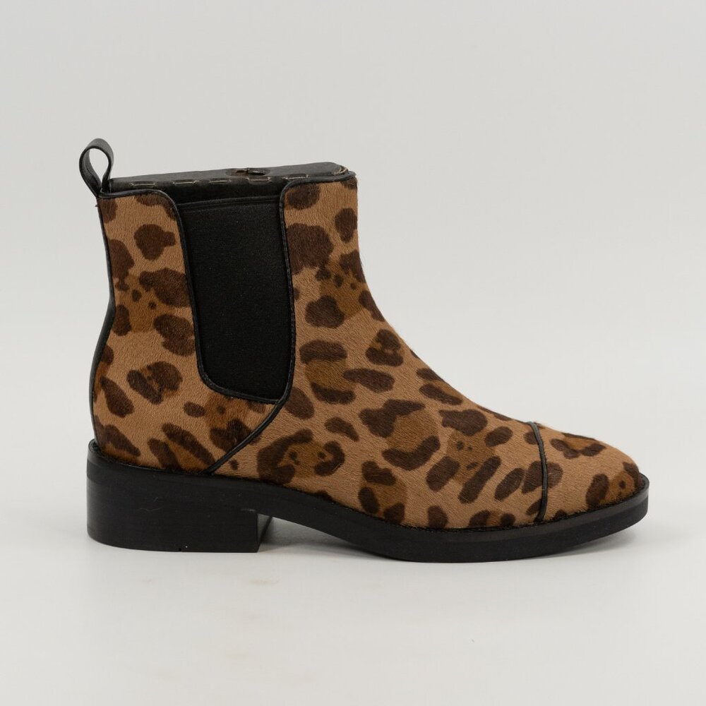 Cole Haan Women's Mara Grand Ocelot-Print Calf Chelsea Booties W14947 Multi-Size